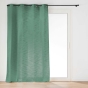 Rideau à œillets 140 x 260 cm – Effet lin tissé – – Nando – Coloris cèdre