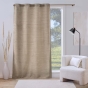 Rideau à œillets 135 x 240 cm velours uni Shelby Sable