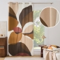 Rideau à œillets 140 x 260 cm coton/polyester imprimé Mouna