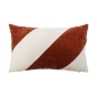 Coussin déhoussable 30 x 50 cm Velours chenille OLAF