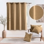 RIDEAU A OEILLETS 140 x 180 Rideau à œillets 140 x 180 cm Velours chenille COSI NoisetteCM VELOURS CHENILLE COSI NOISETTE