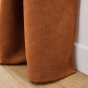 Rideau à œillets 140 x 180 cm Velours chenille COSI Terracotta