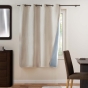 Rideau occultant à œillets 140 x 180 cm Abyss tissu tissé uni