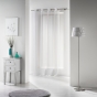 Panneau a oeillets 140 x 240 cm voile uni voiline Blanc