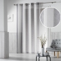Voilage à Œillets 140 x 240 cm – Tissé Naturel Alia Gris