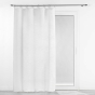 Voilage à anneaux 140 x 240 cm – Voile tissé Milza Blanc