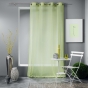 Voilage a oeillets 140 x 240 cm polycoton uni mitsy Vert