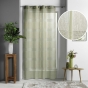 Voilage a oeillets 140 x 240 cm voile sable ajoure ajourela Kaki