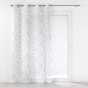 Voilage à œillets 140 x 240 cm brodé – EDENIA Gris
