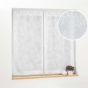Paire de voilages passants 2 x 60 x 120 cm – KARLA Blanc