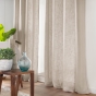 Voilage à Œillets 140 x 240 cm – Effet Lin Tissé – Cloris Taupe