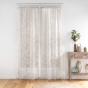 Paire de voilages passe tringle 2 x 70 x 200 cm – KARLA Taupe