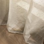 Voilage à œillets 137 x 280 cm — Polyester effet lin fantaisie Noa