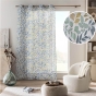 Voilage à œillets 140 x 240 cm - Voile sablé imprimé ILONA