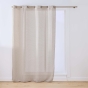 Voilage à œillets 140 x 240 cm filet FILEA Beige