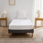 Protege matelas 90 x 190 cm molleton anti acarien Molly Bonnet 30 cm