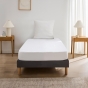 Protege matelas 90 x 190 cm molleton anti acarien Molly Bonnet 30 cm