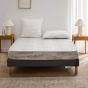 Rénove matelas 140 x 190 cm maille extensible RENA Gris