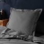 Pack literie – Protège matelas 140x190 imperméable + drap housse + 2 taies Anthracite