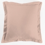 Lot de 2 Taies d'Oreiller 63 x 63 cm – 100% Coton 57 Fils – Rose