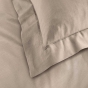 Lot de 4 Taies d'Oreiller 100% Coton 57 Fils/cm² – 2 Taies 63 x 63 cm + 2 Taies 50 x 70 cm Sable