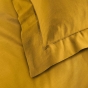 Lot de 4 Taies d'Oreiller 100% Coton 57 Fils/cm² – 2 Taies 63 x 63 cm + 2 Taies 50 x 70 cm Curry