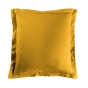 Lot de 2 Taies d'Oreiller 63 x 63 cm – 100% Coton 57 Fils – Curry