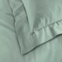 Lot de 4 Taies d'Oreiller 100% Coton 57 Fils/cm² – 2 Taies 63 x 63 cm + 2 Taies 50 x 70 cm Sauge
