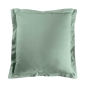 Lot de 2 Taies d'Oreiller 63 x 63 cm – 100% Coton 57 Fils – Sauge