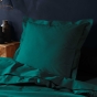 Lot de 2 Taies d'Oreiller 63 x 63 cm – 100% Coton 57 Fils – Émeraude