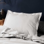 Parure de Lit Complète 240 x 220 cm Blanc - 100% Coton 57 Fils - Drap-Housse 140x190 + 4 Taies
