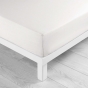 Parure de lit enfant 140 x 200 cm coton 42 fils SAVANA + drap housse blanc 90x190 cm