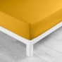 Parure de lit enfant 140 x 200 cm coton 42 fils SAVANA + drap housse jaune 90x190 cm