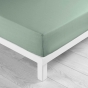 Pack literie – Protège matelas 140x190 imperméable + drap housse + 2 taies Sauge