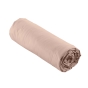 Parure Drap Housse Hôtel 140 x 190 cm + 2 Taies 63 x 63 cm Percale 78 Fils Nude
