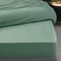 Ensemble literie 4 pièces – Drap plat 240 x 300 cm + drap housse 140x190 cm + 2 taies 63x63 cm – Percale 78 fils – Tilleul