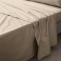 Ensemble literie 4 pièces – Drap plat 240 x 300 cm + drap housse 140x190 cm + 2 taies 63x63 cm – Percale 78 fils