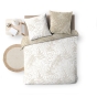 Pack Botanica Naturel 260 x 240 cm – Housse de Couette Réversible + Drap Housse Beige 160x200 cm