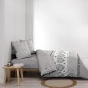 Parure de draps 4 pièces réversible – 100 % coton – Imprimé 57fils/cm² Lova