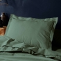 Parure de Lit Complète 240 x 220 cm Cèdre - 100% Coton 57 Fils - Drap-Housse 140x190 + 4 Taies