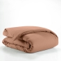 Housse de couette 140 x 200 cm – Coton uni 57 fils – LINA – Blush
