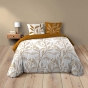 Housse de couette 2 personnes 240 x 220 cm coton 42 fils MALIKA + 2 taies