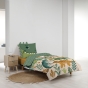 Parure de lit enfant KIDINO 140 x 200 cm – Coton 42 fils – Dinosaures