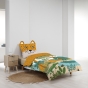 Parure de lit 2 pièces ZANIMO – 140 x 200 cm – 100 % coton 42 fils