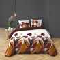 Parure de lit 3 pièces 240 x 220 cm imprimée Coton 57 fils PALOMA