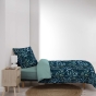 Parure de lit 2 pièces 140 x 200 cm 100% coton 57 fils STACY + 1 taie