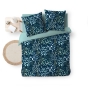 Parure de lit 3 pièces 200 x 200 cm 100% coton 57 fils STACY + 2 taies