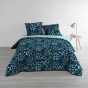 Parure de lit 3 pièces 240 x 220 cm coton 57 fils imprimée allover STACY