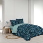 Parure de lit 3 pièces 240 x 220 cm coton 57 fils imprimée allover STACY