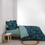 Parure de lit 3 pièces 260 x 240 cm 100% coton 57 fils STACY + 2 taies
